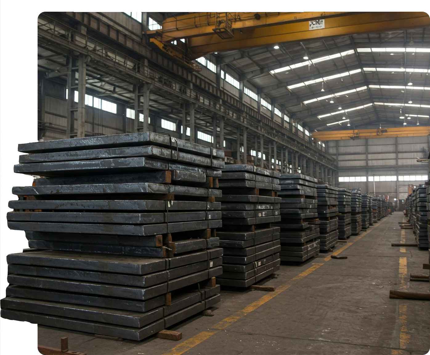 Stalen plaat op maat